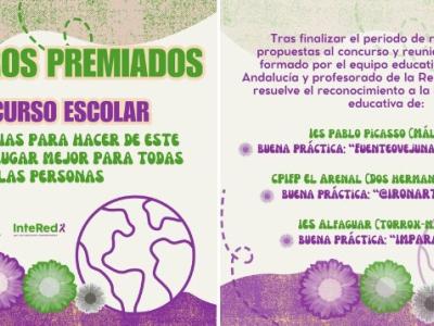 InteRed premia las buenas prácticas educativas de tres centros de Andalucía