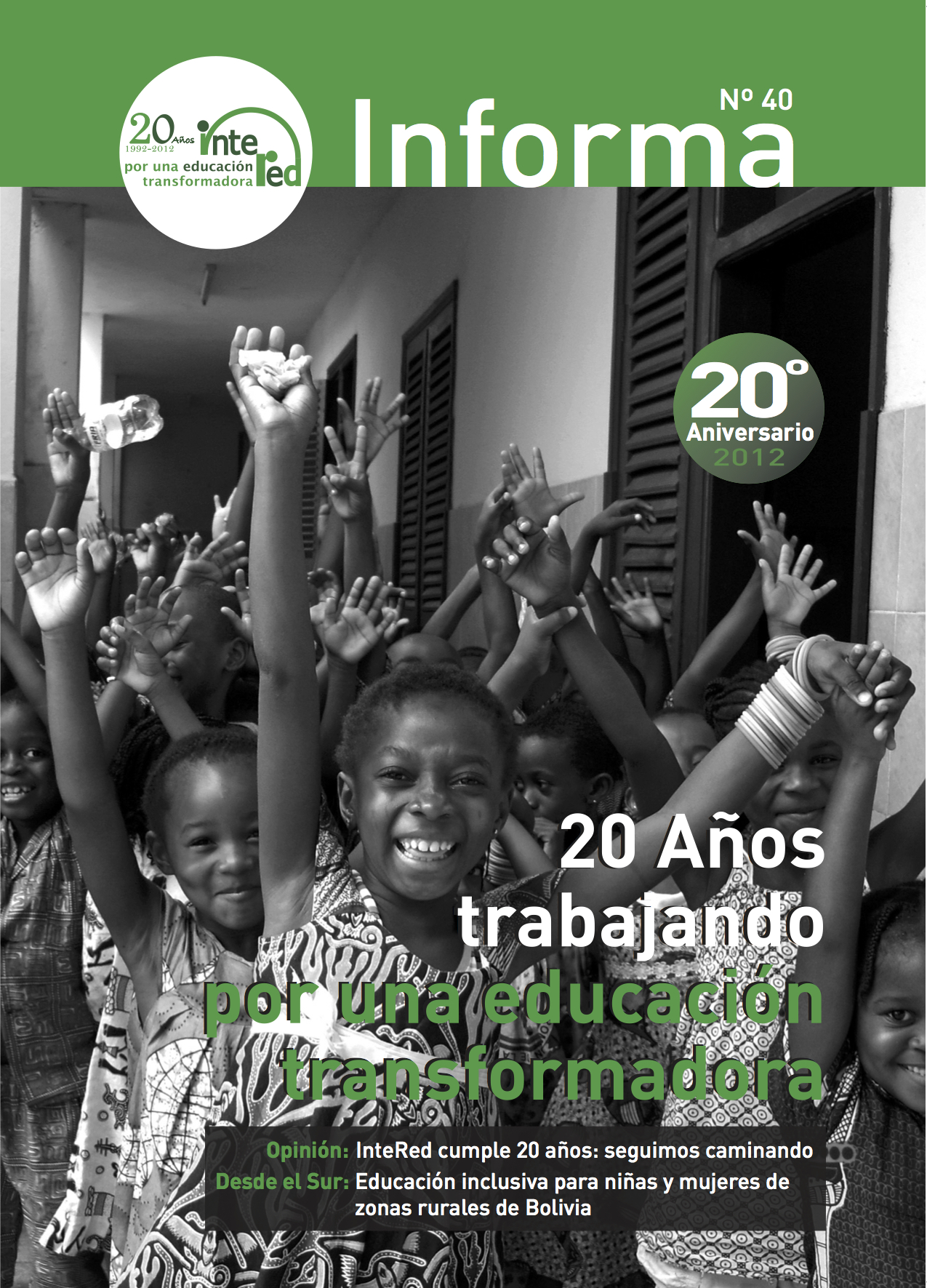 20 años trabajando por una educación transformadora