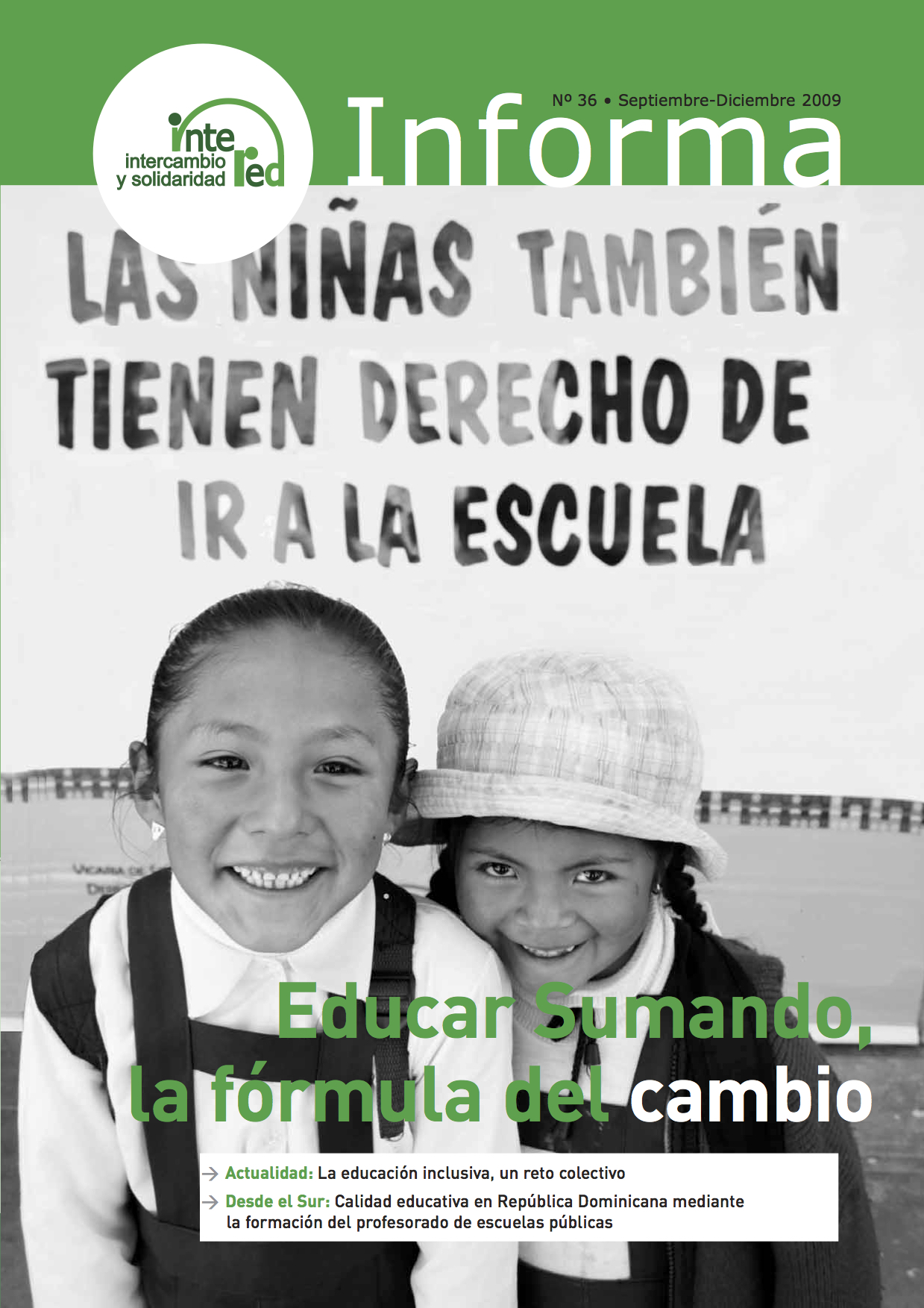 Educar sumando, la fórmula del cambio