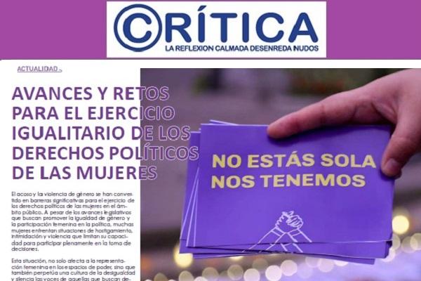 Avances y retos para el ejercicio igualitario de los derechos políticos de las mujeres