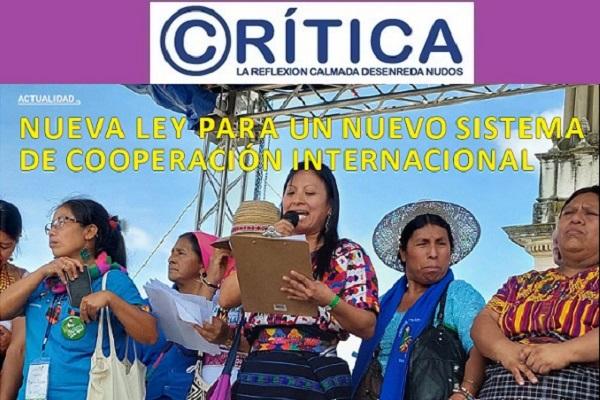 Nueva Ley para un nuevo sistema de Cooperación Internacional