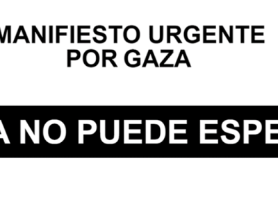InteRed se adhiere al Manifiesto urgente por Gaza