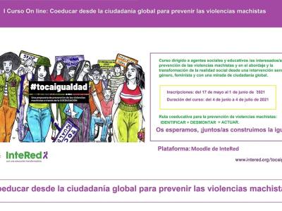 I Curso On line: Coeducar desde la ciudadanía global para prevenir las violencias machistas