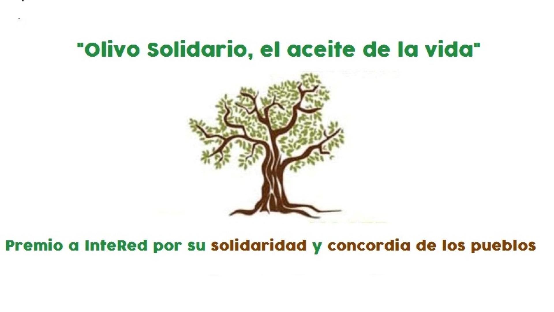 InteRed recibe el premio “Olivo Solidario, el aceite de la vida”
