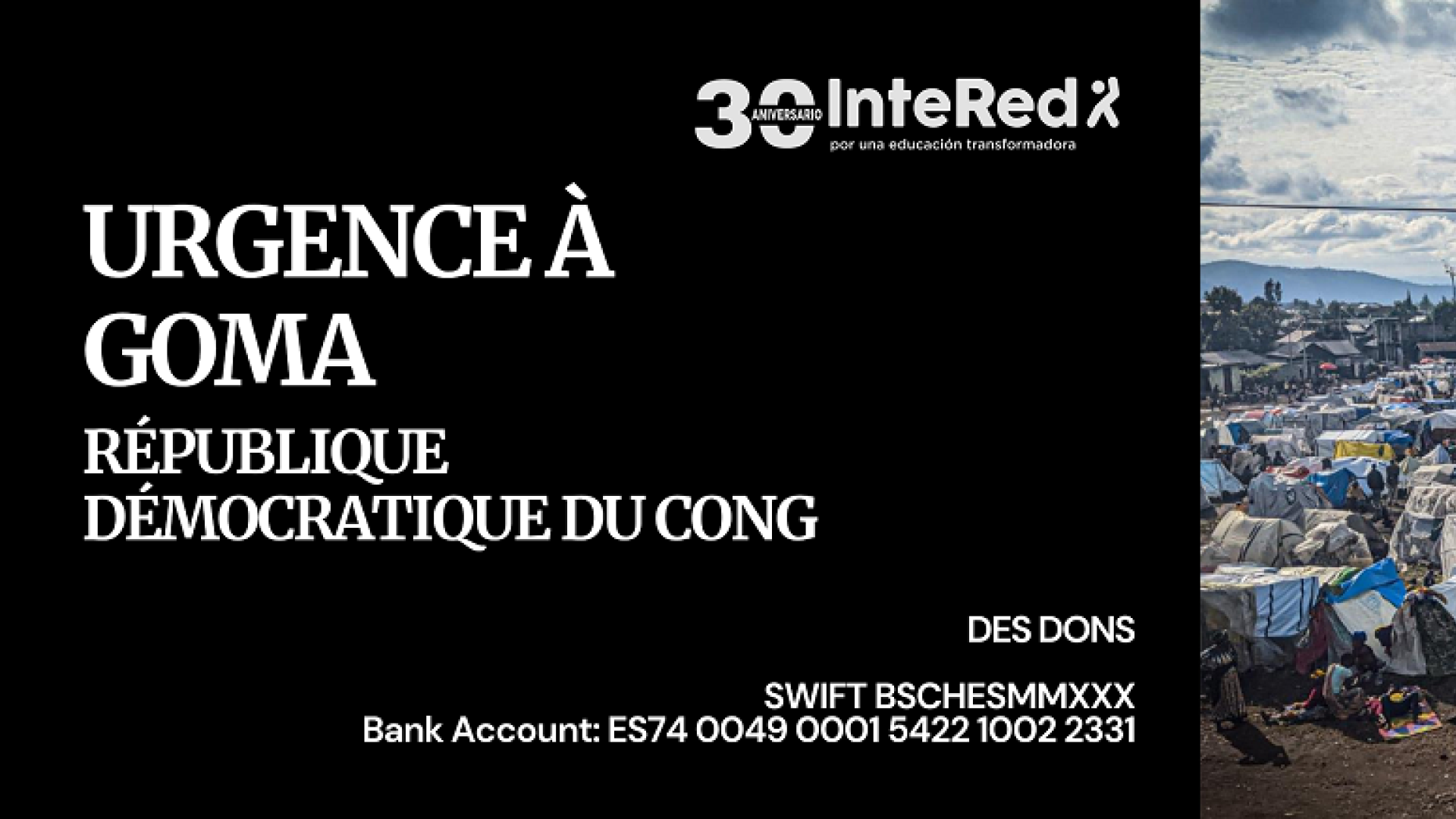 Urgence á Goma, République Démocratique du Congo